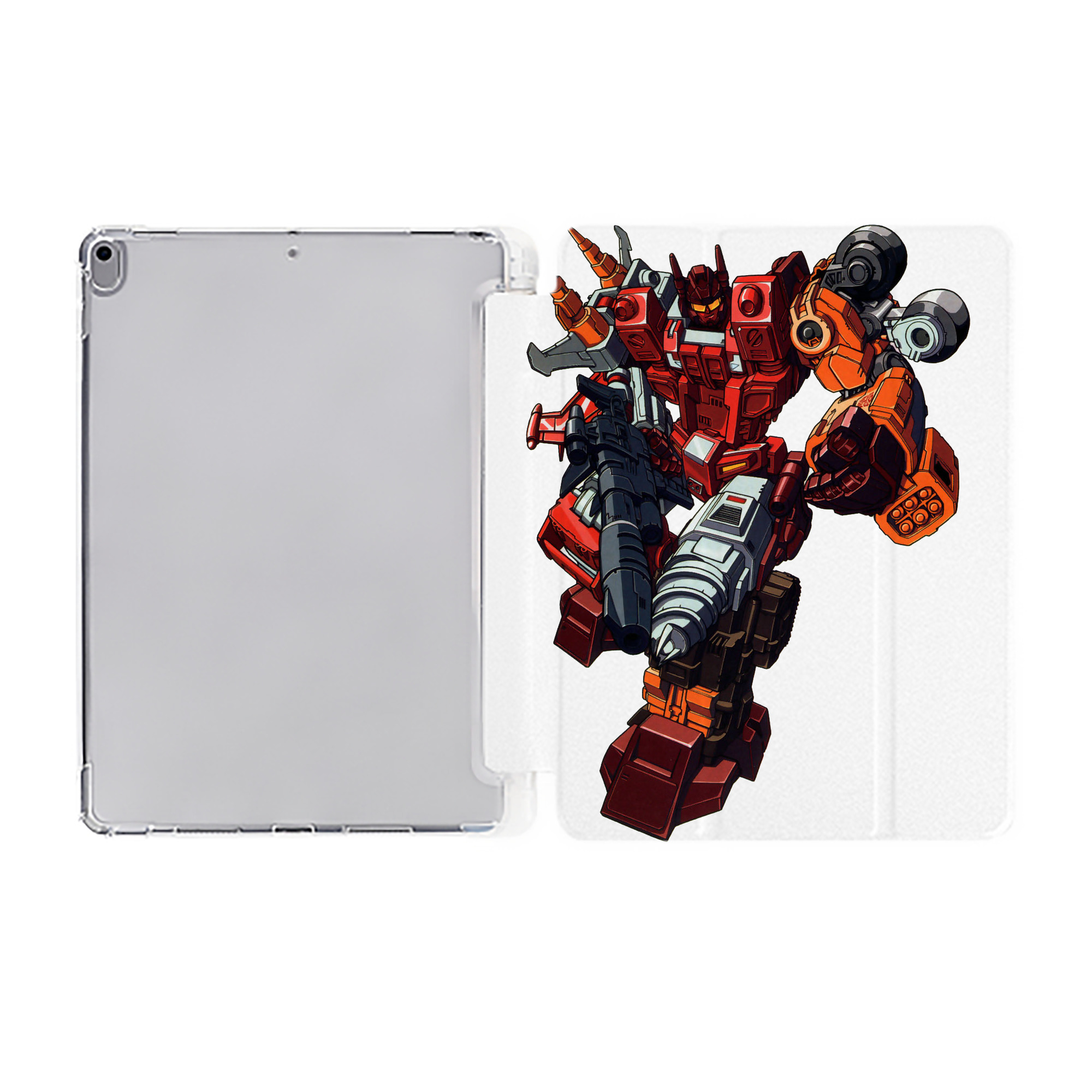 （画像用）  IPad ケース ペン収納付き 三つ折りスタンド PUレザー×シリコン 対応機種9.5/10.5/10.9インチ